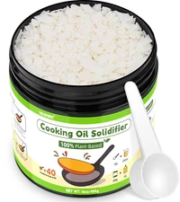 Cooking Oil Solidifier, Solidifies up to 40 Cups from Mess, 100% Plant-Based ...