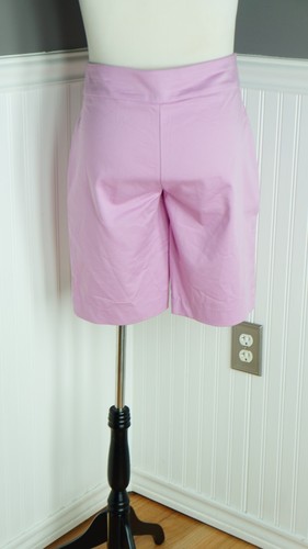 NEW Croft & Barrow The Effortless Stretch Bermuda Shorts Women's 10 Pink NWT - Picture 3 of 4