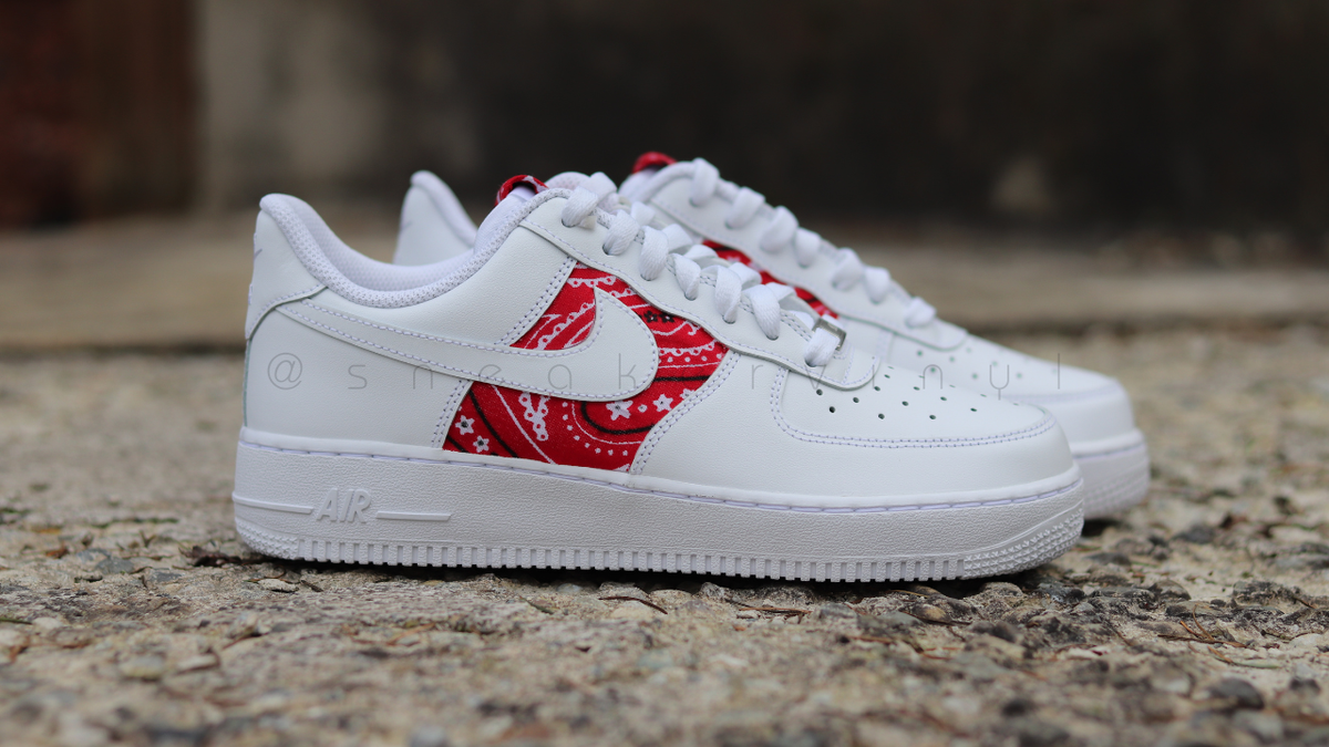 Custom Air Force One Red Bandana NWT