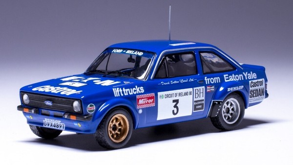Ixo 1/43 Ford Escort Mkii R 3 Circuit Of Ireland 1980 Statisches Modell Diecast-image