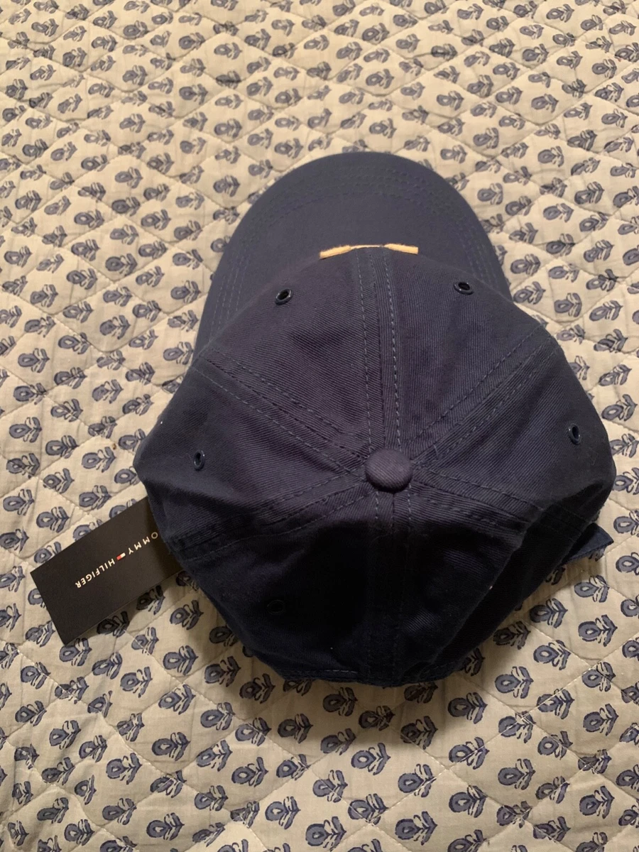 Hilfiger | Tommy Cap hat dad Cotton Ardin Ball H Logo Blue Adjustable eBay