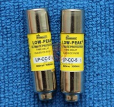 10x Bussmann LP-CC-5  LPCC5 5 Amp 600Vac Time Delay Fuses LPCC 5
