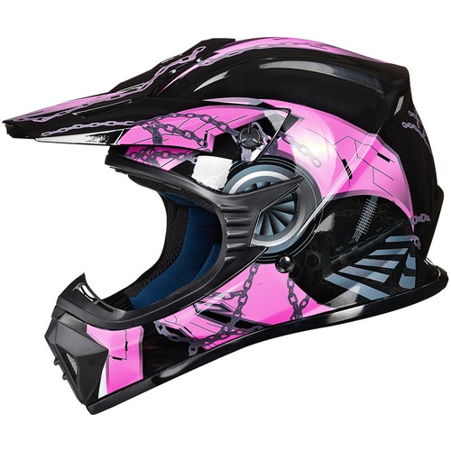 ILM Refurbished Youth Kid ATV Motocross Motorcycle Helmet Offroad BMX DOT 128YS - Picture 4 of 39