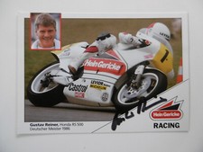 Gustav Reiner autograph signed 10x15 cm postcard