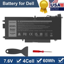 K5XWW Battery for Dell Latitude 5289 7389 7390 2-in-1 Series Notebook 7.6V 60Wh