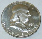 1956 PROOF Franklin Half Dollar - Nice! - 90% Silver