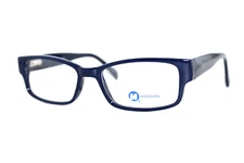 NEW MODERN OPTICAL SLICK NAVY AUTHENTIC EYEGLASSES FRAMES 49-17-135MM
