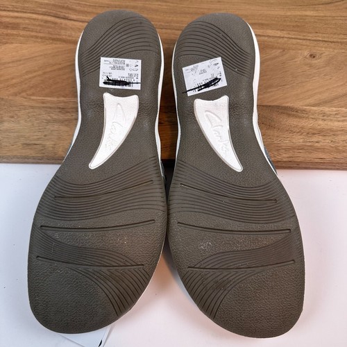 New Womens Clarks Breeze Sea Blue Comfort Thong Flip Flops Sandals Size 11 M - Picture 7 of 8
