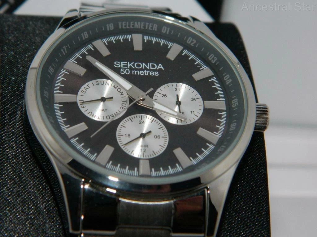 Sekonda 50 hotsell metres black