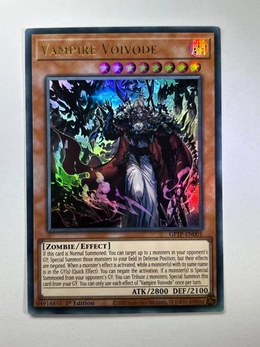 Vampire Voivode GFTP-EN001 Ultra Rare 1st Edition YuGiOh Card NM