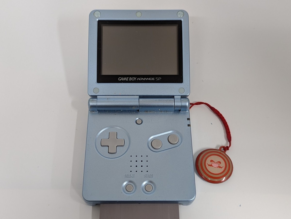 B5362 Nintendo Gameboy Advance SP console Pearl Blue Japan GBA fx