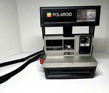 Vintage Polaroid Sun 600 LMS Instant Camera - Untested - With Strap