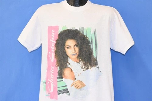 90s GLORIA ESTEFAN INTO THE LIGHT TOUR CUBAN LATIN 1990s vintage concert t-shirt, vintage, size L, single stitch, B+ condition