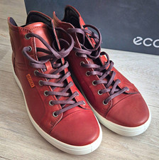 ECCO Soft 7  High Top Sneaker Leder Mahagoni ...