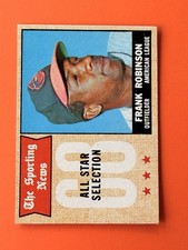 1968 Topps EX-NM #373 Frank Robinson ALL-STAR NO CREASES Baltimore Orioles LOOK