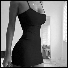 Summer Spaghetti Strap Dress for Women Mini Bodycon Club Party Dresses