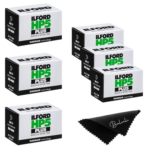 Ilford HP5 Plus 400 Schwarzweißfilm Kleinbildfilm, 36 Belichtungen, 30 Rollen-Cl...