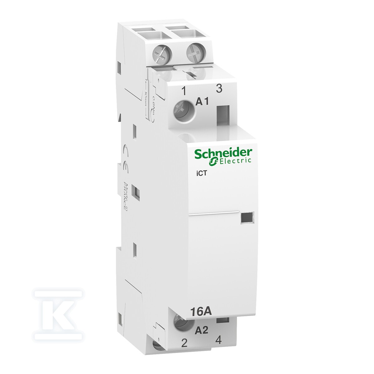 Schneider Electric Contacteur 16A - 2No - 230...240Vca - 50Hz - Acti9 - Ict - Image 3
