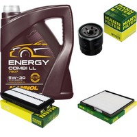 Mann Inspektionspaket Filterset 5L Mannol Energy 5W-30 FüR KIA Picanto 1.1