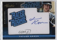 2012 Panini Signature Series Rated Rookie 203/299 Taylor Green #142 Auto 14rq