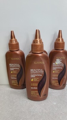 4pk Clairol Beautiful Collection Semi-Permanent Hair Color, 3oz Wine Brown B175W