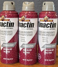 Tough Actin Tinactin Athleets Foot - Powder Spray - 4.6 Oz 3Pk 
