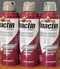 Tough Actin Tinactin Athleets Foot - Powder Spray - 4.6 Oz (3Pk)