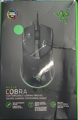 Razer Cobra Wired Gaming Mouse with Chroma RGB Lighting and 58g Lightweight