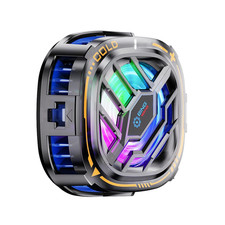 Magnetic Cell Phone Cooler, RGB Phone Cooling Fan Portable Lightweight Mobile Ph