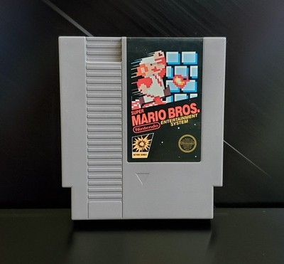 Super Mario Bros. 5 Screw Rare 1st Print ''No TM'' Nintendo Game - Tested Clean