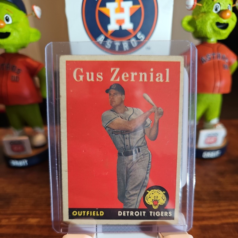 1958 Topps Gus Zernial # 112 Detroit Tigers 