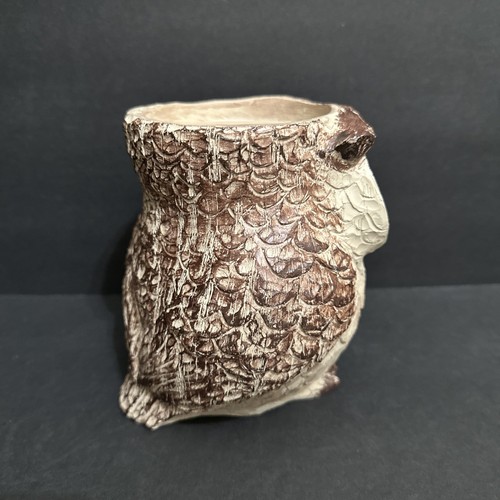 Pier 1 โ Owl Hand Carved Wooden Candle Holder, Sculpture Folk Art, 6โ Tall - Picture 7 of 19