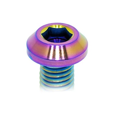 ZSPEC M6-1.0x8mm Dress-Up Bolt Fastener, Angled Head, Titanium Grade-5, Per Each