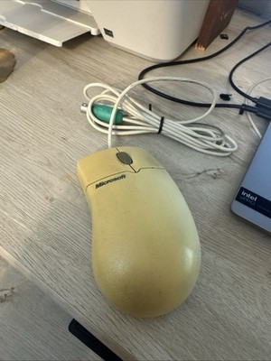 Microsoft IntelliMouse Optical 1.3 TELOS PS/2 Compatible Untested Vintage