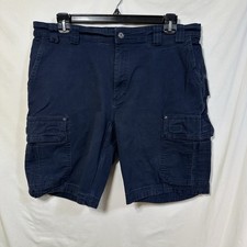 Duluth Trading Co Men's DuluthFlex Fire Hose Relaxed Fit 11" Cargo Navy Workwear