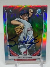 2014 Bowman Refractor CDP117 Sam Hentges SIGNED