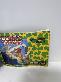 Cobra command nes cartridge and manual 1985