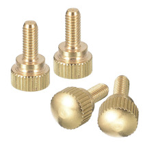 M4x10mm Knurled Thumb Screws, Brass Knurled Thumb Screws Bolts