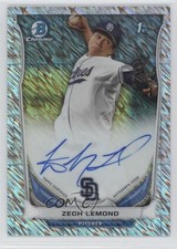 2014 Bowman Draft Chrome Pick Shimmer Refractor 3/15 Zech Lemond Auto fm0