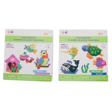 DIY Fuse Bead Kits for Kids   Birds  Ocean Animals Craft Set 1200 Beads 