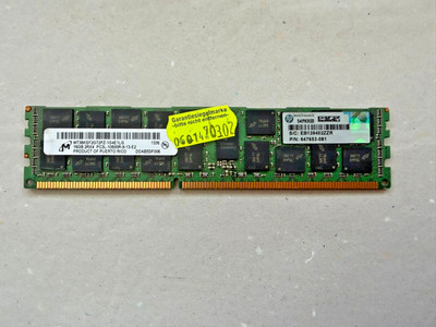 Micron 16GB 2Rx4 PC3L-10600R  MT36KSF2G72PZ-1G4E1LG  RAM Modul HP P/N: 647653-08