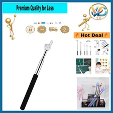 Teacher Pointer Finger Stick Black   Extendable Classroom Reading Tool