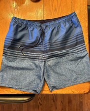 Mens Blue Swim Shorts XXL 2 pair 