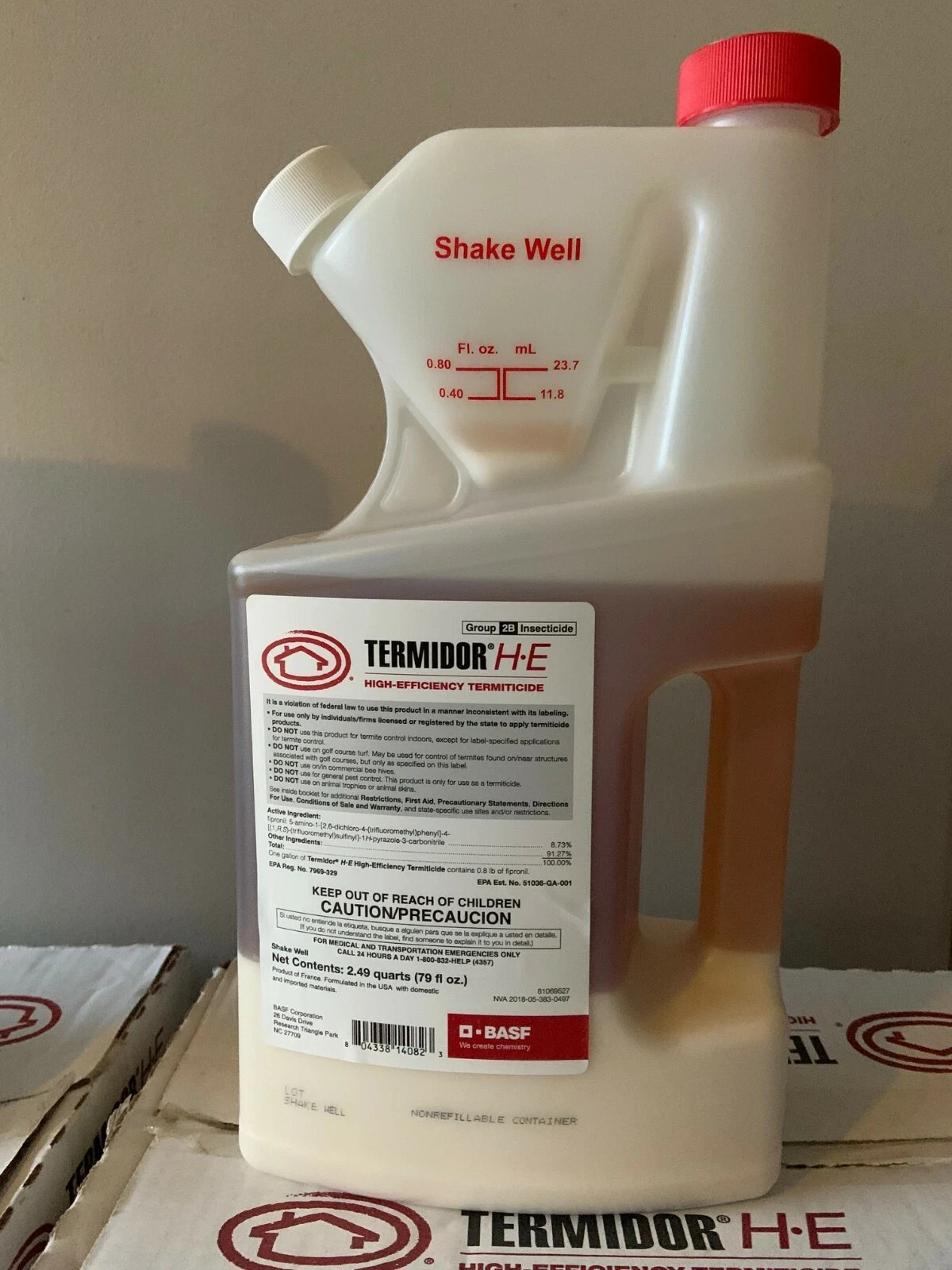 TERMIDOR HE 79 oz- Termidor HE High-Efficiency Termiticide Brand New Batch stock