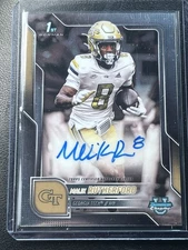 2025 Bowman Chrome University MALIK RUTHERFORD AUTO Georgia Tech 1st Base