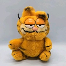 GARFIELD   Vintage 1981 Plush Bean Bag Stuffed Animal Fun Farm United Artists 8"