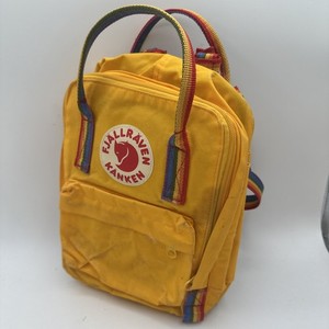 Fjällräven Kånken Rainbow Mini Backpack Yellow Bohemian Academia Fjallraven | Bags | Fjllrven Knken Rainbow Mini Backpack  main image 2