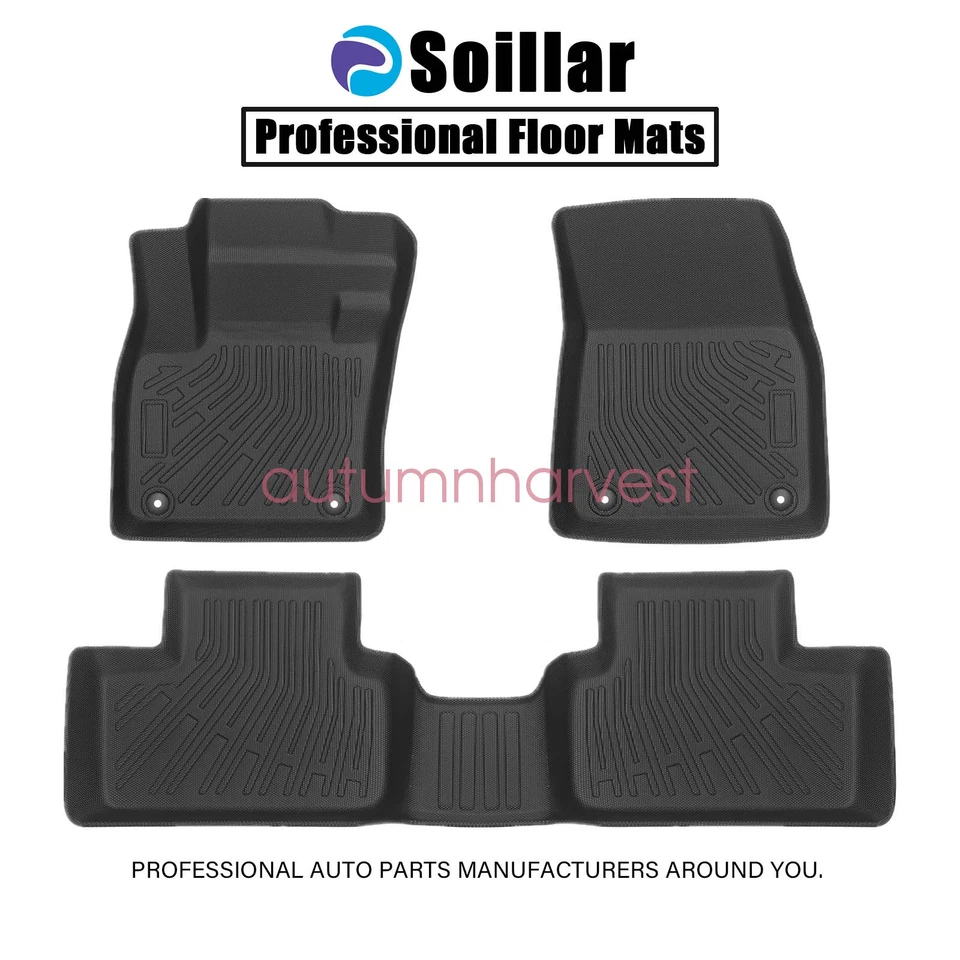 Alfombrillas 3D forro para Volvo XC40 2019-2025 4 puertas delanteras-traseras TPE para todo tipo de clima Foto 2 de 4