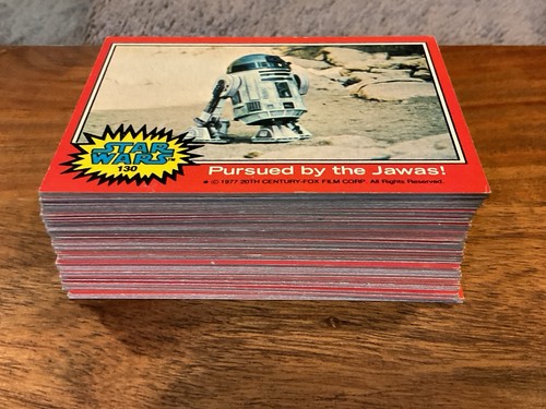 1977 Topps Star Wars Series 2 Red Complete Set (66) (67-132) Vintage EX + - Picture 12 of 13