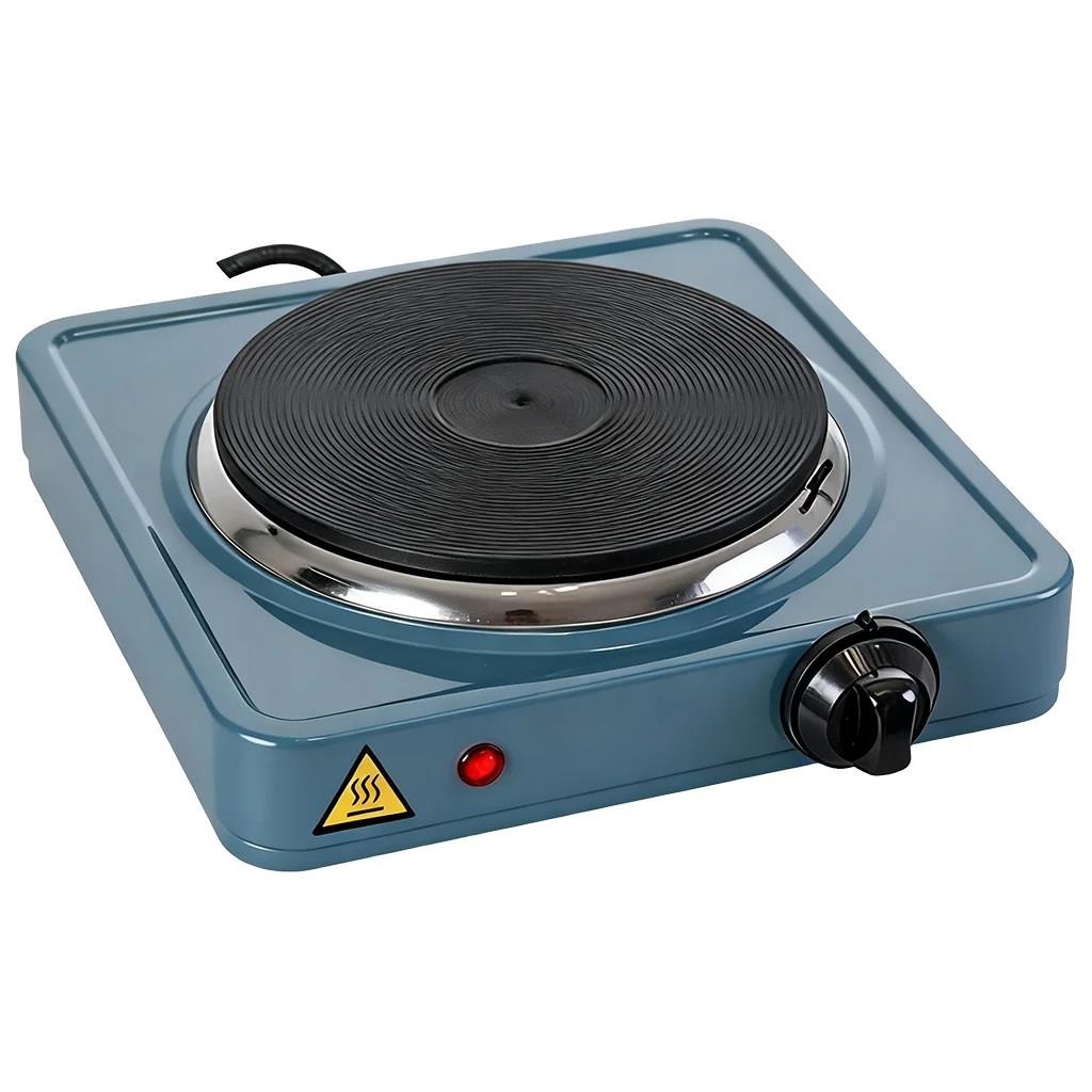 Quest Single Hot Plate Grey Slate 1000w Caravan Motorhome K0010SL